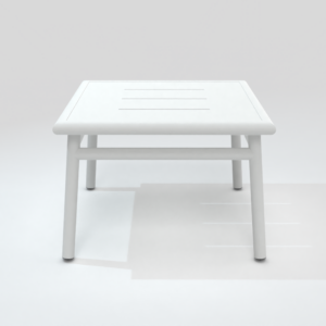 Table basse carrée NC blanche