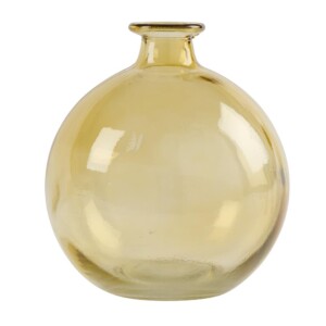 Vase boule miel