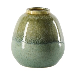 Vase bleu en terre cuite