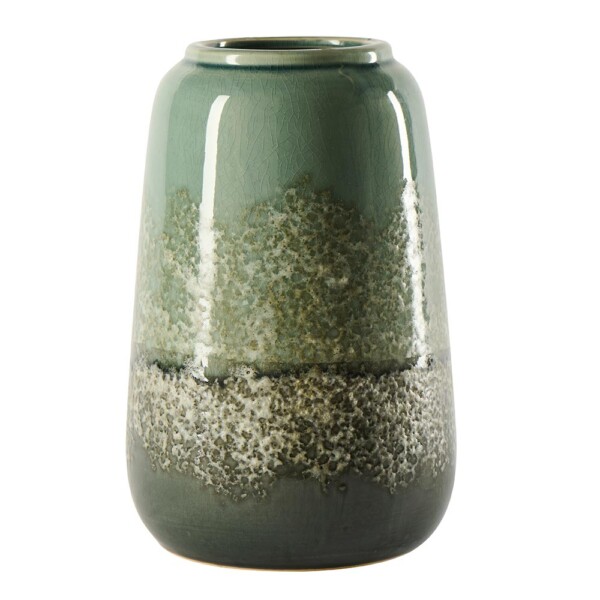 Vase bleu en terre cuite