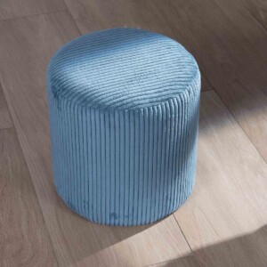 Pouf SNAW  bleu pétrole