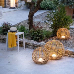 Lampe solaire Paillote grand modèle