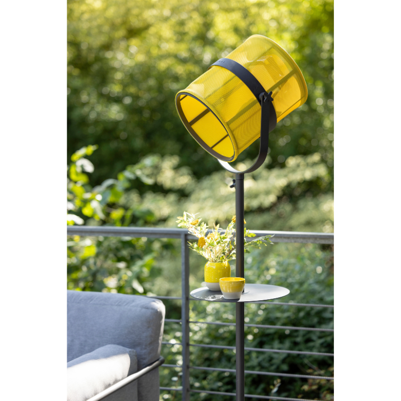 Lampe solaire Paris charbon/moutarde – Image 2