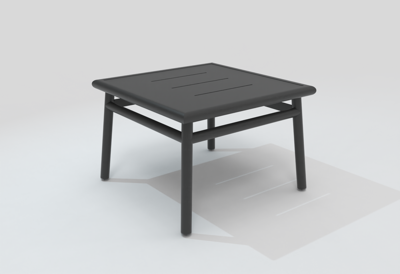 Table basse carrée NC charbon – Image 5