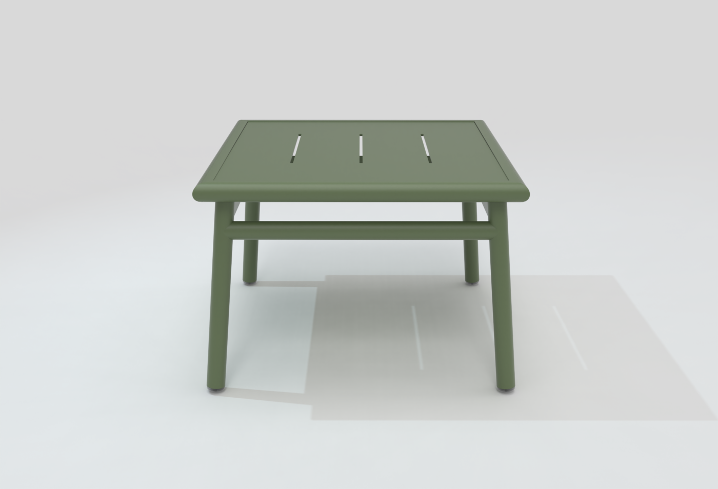 Table basse carrée NC menthe