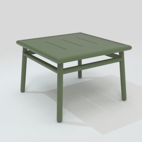 Table basse carrée NC menthe