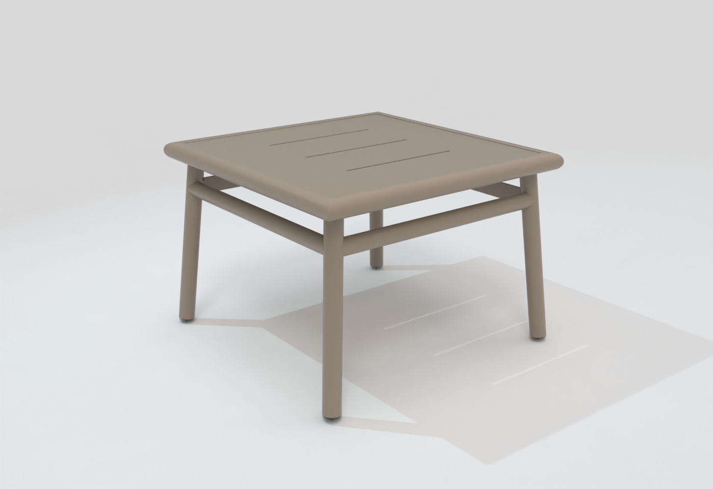 Table basse carrée NC taupe – Image 6
