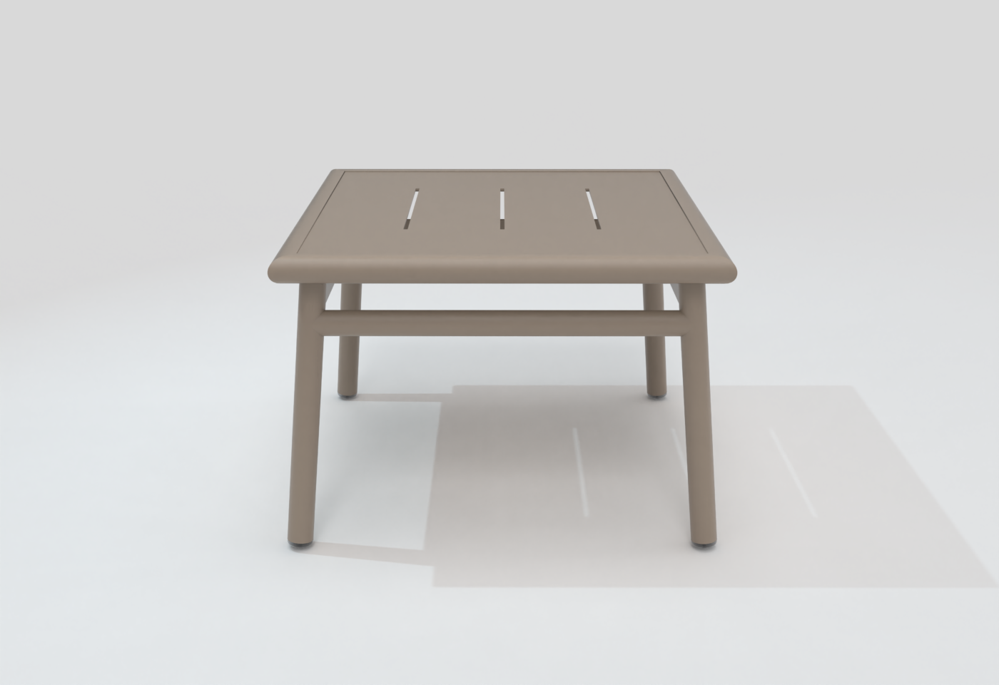 Table basse carrée NC taupe – Image 4