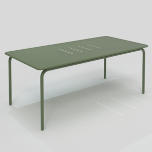 Table de repas rectangulaire 180 X 90 cm  Vega menthe