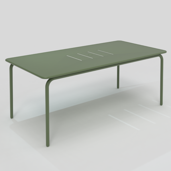 Table de repas rectangulaire 180 X 90 cm  Vega menthe