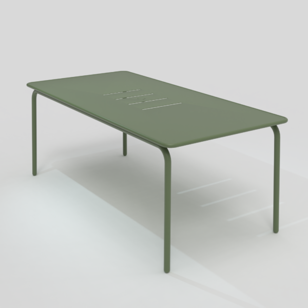 Table de repas rectangulaire 180 X 90 cm  Vega menthe