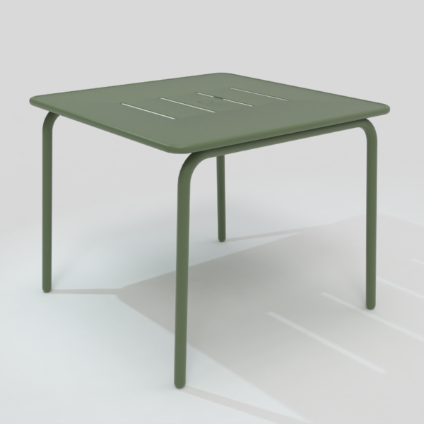 Table de repas carrée 90 X 90 cm menthe