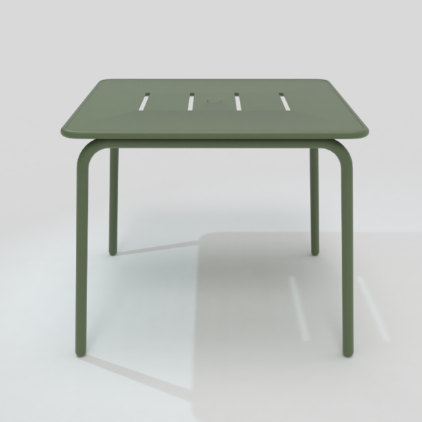 Table de repas carrée 90 X 90 cm menthe