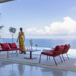 Fauteuil Nuova tomate