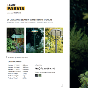 Lampe Parvis large menthe